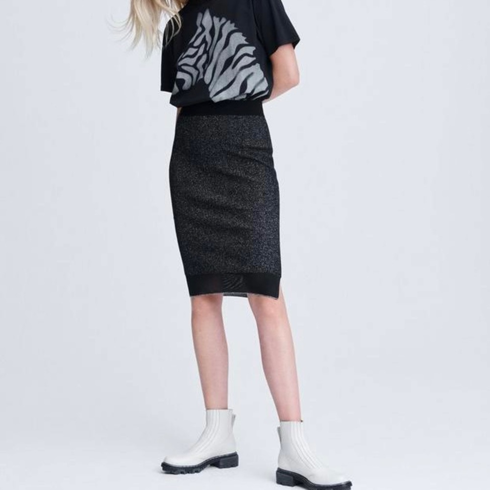 Rag & Bone Rower Metallic Skirt